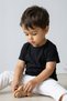 Black Set of 2 Cotton Baby T-Shirts Short Sleeve Comfortable Fit 0-3 Years - 4