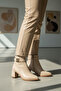 Cream Shiny Women's Boots Pc-54975 Z - 2