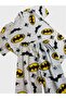 Boy's Cotton Gray Short Sleeve Shorts Summer Pajama Set - 4