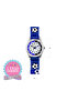 Boys Blue Canvas Rip Strap Football Time Teacher Watch - 6
