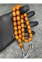 Large Size Old Collectible High-End Crimped Amber Prayer Beads - 2
