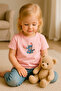 Children's Tshirt 100% Cotton Popular Cartoon Character Patterned Trendy Fancy - 3