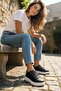 Flat Thick Orthopedic Sole Leopard Pattern Women's Sneaker Sports Shoes - 3