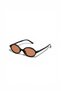 Miux Women's Black Frame Soft Colored Glass Popular Oval Sunglasses – Uv400 - 6