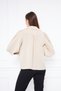 Women's Trendy Balloon Sleeve Oversize Cream Stylish Blouse Shirt - 7