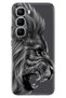 Infinix Hot 60 Pro+ Plus Case Colorful Silicone Printed Tpu Black Lion