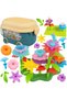Set Creativ de Constructie 3D - Flower Garden Indiggo@ - 2