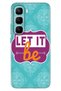 Infinix Hot 60 Pro+ Plus Case Decorative Silicone Printed Cover Let It Be