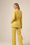 Women's Linen Suit Yellow 31168 - 2