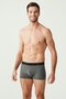 3-Pack, Nal Printed, Men's Boxer Set, Anthracite Melange & Black - 3