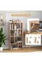 4-Tier Geometric Bookshelf - 5