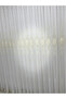 Eli̇sya 3812 Gold Shine 1/3 Pleated Bamboo Tulle Curtain - 2