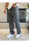 Men's Baggy Fit Jean Trousers Gray Eca039 - 4