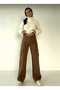 Pacific High Waist Cargo Pocket Jeans Brown Cargo Pocket Jeans Jeans