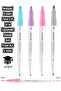 Monami essenti twin dual tip marker set - 2