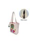 Kathakali Art Canvas Tote Bag for Women, Ethnic Cultural Shoulder Handbag with Beadwork, Traditional Indian Art Bag, Stylish Everyday Tote for Work, College & Travel - 4