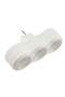 Vertical Plug Socket 3-Plus Grounded, White - 4