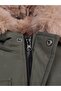 Hooded Jacket Fur-Trimmed for 2-5 Years Old - Khaki - 6