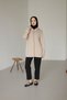 Women's Hooded and Pocketed Hijab Sweatshirt - Cardigan - 5