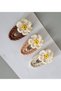 Girl's 5 cm Snap Buckle – Beige, Stone, Brown Color (Set of 3) - 2