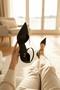 Dufet Black (8 cm Heeled) Pointed Toe Heeled Shoes - 5