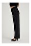 Maternity Black Lycra Wide Leg Pants with Stone Detail and Pockets G111-1 - 5