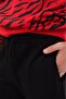 Boy's 2-Piece Set Printed Hooded Raglan Sleeve Sweatshirt & Pocket with Elastic Waistband - 2