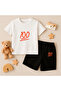 T-Shirt Shorts Kids Set 100% Cotton Comfortable Cut Casual Cute Printed 2-Piece Combination