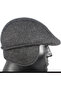 Men's Winter Hat with Headphones Smoked / Black Cold-Proof Ear Protection