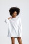 Oversize White Long Sleeve Tshirt - 4
