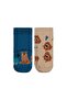 Bear Towel 6-2-Piece Baby Erk Socks Set - Standard - 5