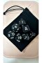 Dnd Epoxy Frp Dice Set 7-Piece Set Dnd Dice Dungeons and Dragons Tabletop Game Dice Black - 3