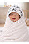 Panda Patterned Hooded Baby Towel 100% Cotton Newborn & 0-2 Years Old Hooded Baby Bath Towel - 4