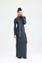 Anthracite Collared Long Sleeve Dress - 7