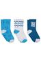 To Be Happy 3-Piece Men's Socks for Ages 2-12 - Standard for 6-7 Years Old