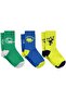 T-Rex 3-Piece 2-12 Years Old Boys' Socks - Standard 10-11 Years Old