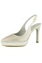 Cecilia Ten Satin Stone Pointed Toe Open Back Thin Platform Heeled Evening Dress Shoes - 4