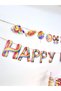 Candy Shop Happy Birthday Text Banner – Colorful Birthday Text Decoration - 2