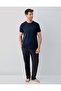 Men's 100% Cotton Pajama Set – Short Sleeve T-Shirt & Long Pajama Pants - 2