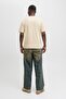 Beige Crew Neck T-Shirt - 2