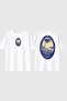Grand Hotel Design Printed White Oversize t Shirt