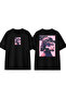 Weekend 4 Design Printed Black Oversize T-Shirt