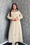 معطف نسائي طويل مبطن 5576 - 6