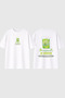 Re Animator Design Printed White Oversize t Shirt