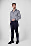Stone Gray Men's Slimfit Men's Shirt - 6