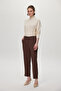 Slit Detailed Brown Trousers 0240 - 3