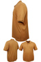 Men's Large Size Lycra Pique Polo Collar Pocket T-Shirt, Suitable for Weight Ranges 115 - 175 Kilograms, Yellow - 5