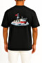 Oversize Fatih Sondaj Gemisi between the Waves Chest and Back Printed Unisex T-Shirt - 2
