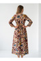 Rochie din bumbac imprimat manual - 2