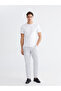 White Crew Neck Combed Cotton Men's T-Shirt - 3